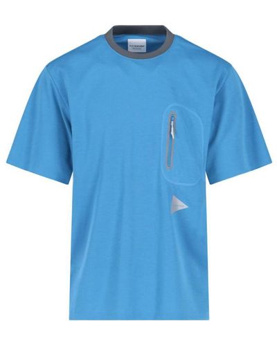 and wander T-shirt - Blue