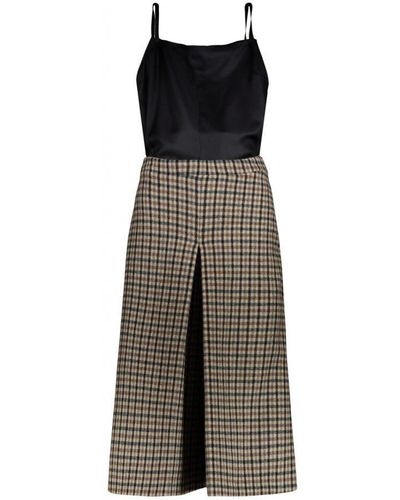 Maison Margiela Mid-length Dress In Jumpsuit Style Clothing - Brown