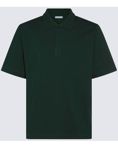 Burberry Dark Cotton Polo Shirt - Green
