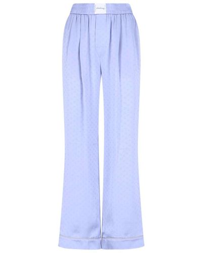 T By Alexander Wang Loose Trousers - Blue
