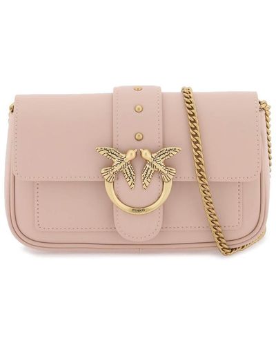 Pinko Love Pocket Simply Crossbody Bag - Pink