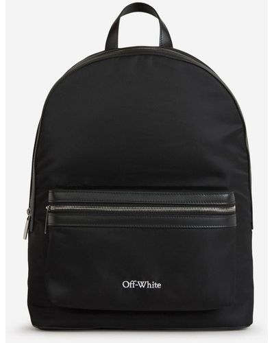 Off-White c/o Virgil Abloh Embroidered Logo Backpack - Black