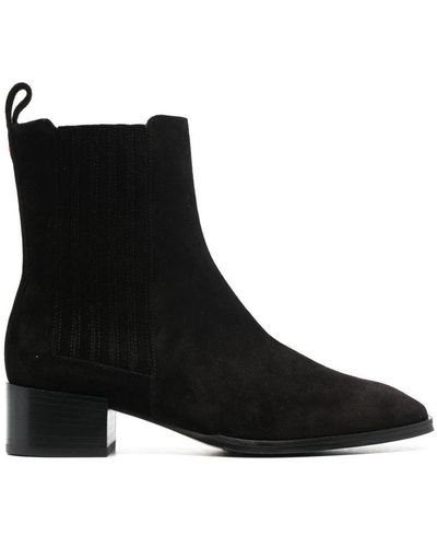 Aeyde Neil Suede Ankle Boots - Black