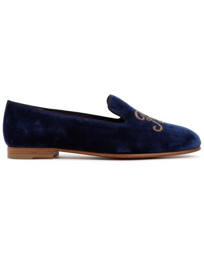 Ralph Lauren Alonzo Slippers Shoes - Blue