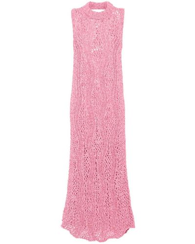 Rodebjer Vague Dress, Knitted - Pink