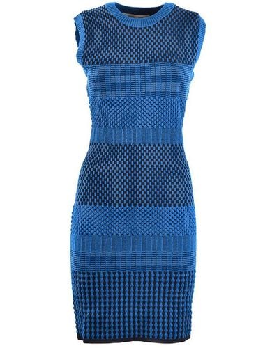 Diane von Furstenberg Mini Dress - Blue