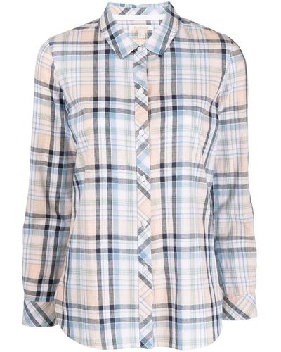 Barbour Seaglow Checked Shirt - Blue