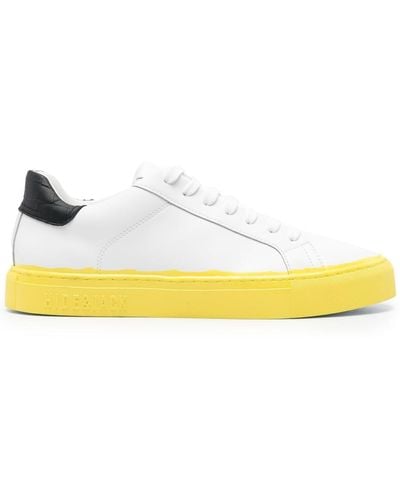 HIDE & JACK Low Top Trainer Shoes - Yellow