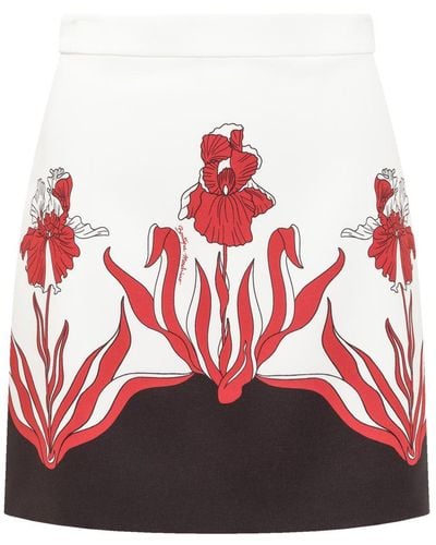 Boutique Moschino Skirt With Print - Red