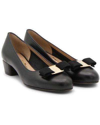 Ferragamo Vara Court Shoes - Black