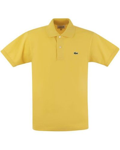 Lacoste Classic Fit Cotton Pique Polo Shirt - Yellow