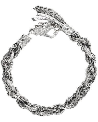 Emanuele Bicocchi Round Braid Medium Bracelet - Metallic