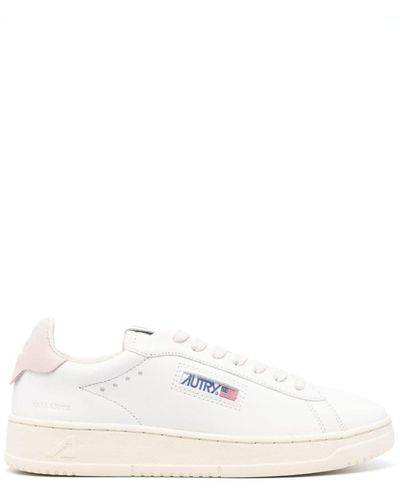 Autry Dallas Leather Sneakers - White