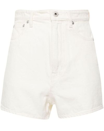 KENZO Shorts In Denim - White