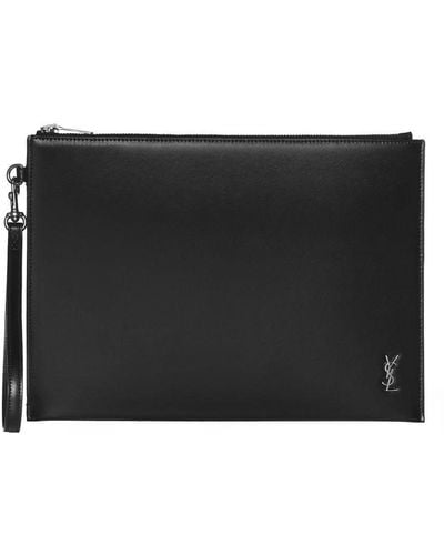 Saint laurent hotsell clutch men