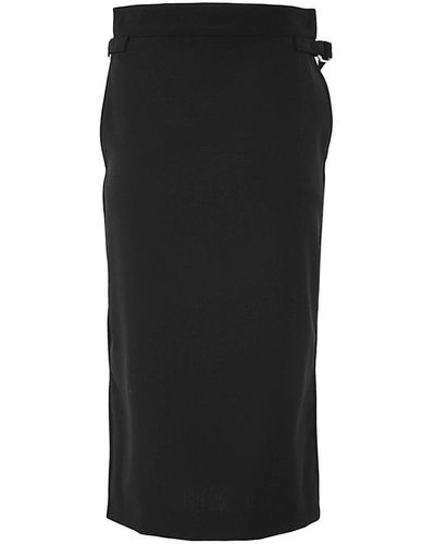 Quira Low Waist Skirt Clothing - Black