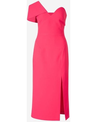 Safiyaa Dalia Midi Dress - Pink
