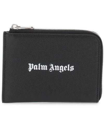 Palm Angels Mini Pouch With Pull-out Cardholder - Black