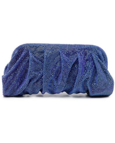 Benedetta Bruzziches Venus La Grande Crystal-embellished Clutch Bag - Blue