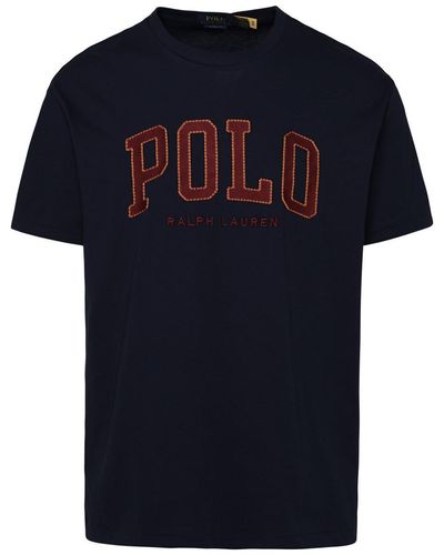 Polo Ralph Lauren T-shirt Con Logo - Blue