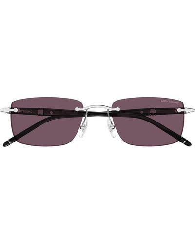 Montblanc Mb0344S Linea Meisterstück Sunglasses - Purple