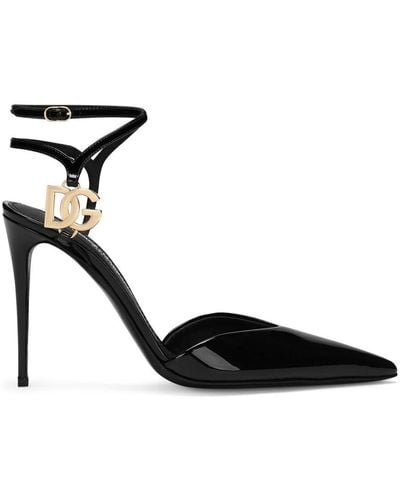 Dolce & Gabbana Patent Leather Court Shoes - Black