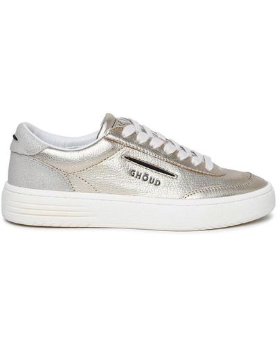 GHŌUD 'Lido' Leather Trainers - White