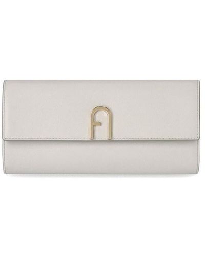 Furla Flow Mini Marshmallow Clutch - White