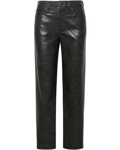 Agolde 'Sloane' Recycled Leather Pants - Black