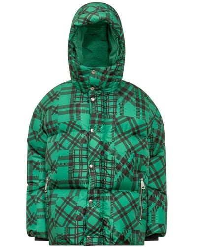 Khrisjoy Down Jacket With Hood - Green