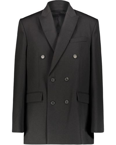 Wardrobe NYC Double Brested Blazer Clothing - Black