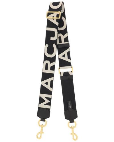 Marc Jacobs The Logo DTM Webbing Strap Black, Shoulder Strap