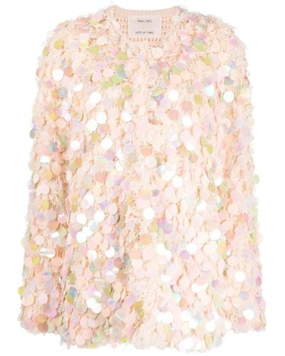 Forte Forte Sequin Sweater - Pink