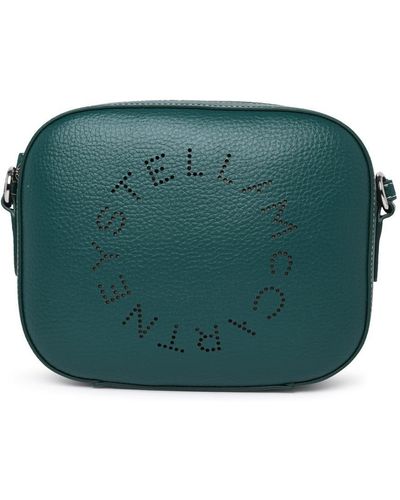 Stella McCartney Small Bag In Peacock Alter Mat - Green