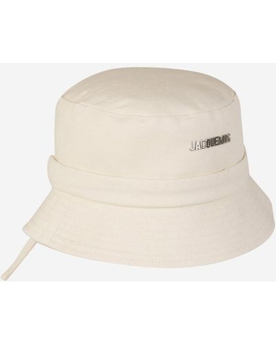Jacquemus Denim Bucket Hat - Natural