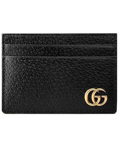 Gucci GG Marmont Leather Money Clip - Black