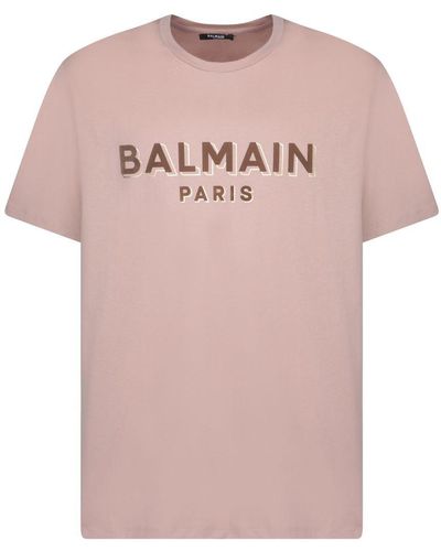 Balmain T-Shirts - Pink