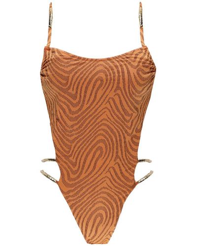 Miss Bikini Sea Clothing Orange - Brown
