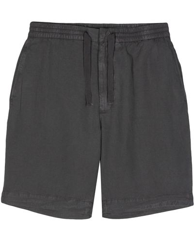 Officine Generale Cotton Bermuda Shorts - Grey