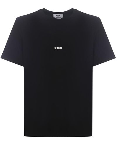MSGM T-Shirts And Polos - Black