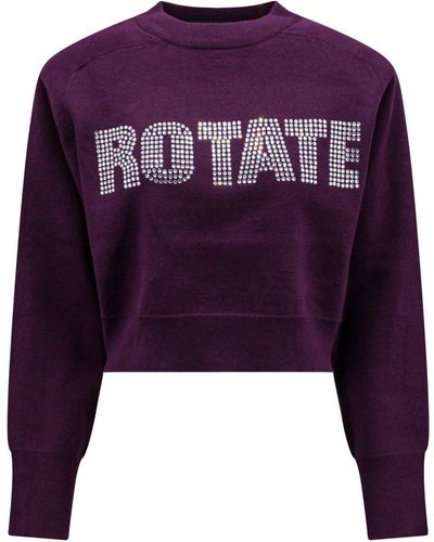 ROTATE BIRGER CHRISTENSEN Rotate Sweater - Purple
