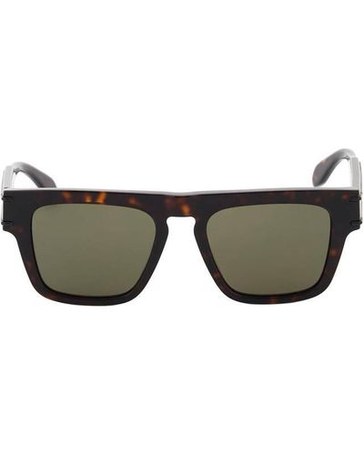 Alexander McQueen Tortoiseshell Sunglasses - Brown