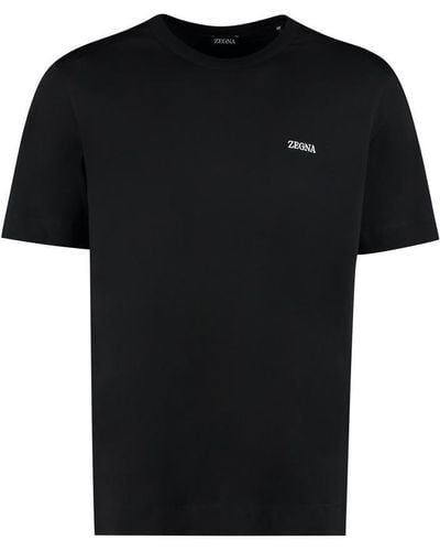 ZEGNA T-shirts - Black
