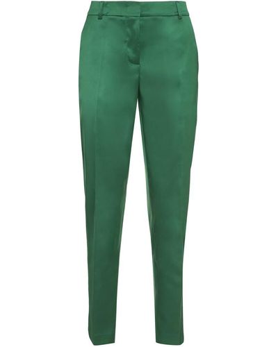 Boutique Moschino Satin Pants - Green