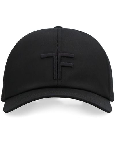 Tom Ford Logo Baseball Cap - Black