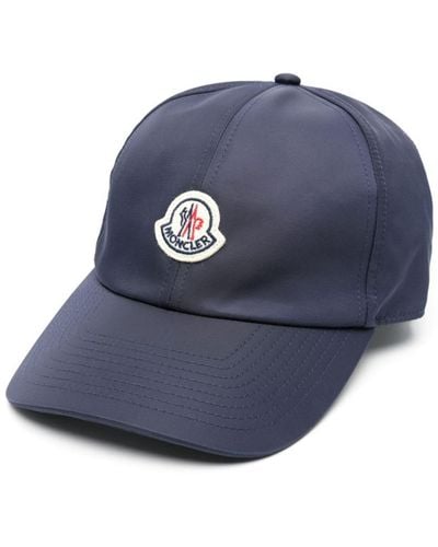 Moncler Appliqué-logo Baseball Cap - Blue