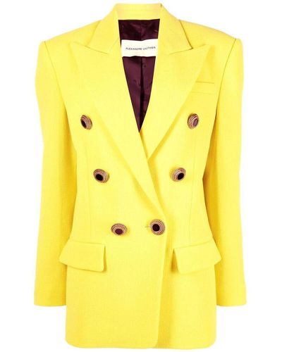 Alexandre Vauthier Outerwears - Yellow