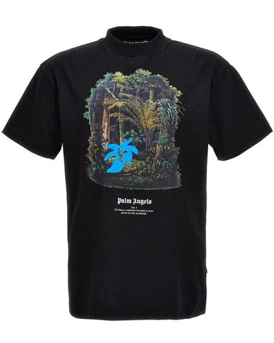 Palm Angels T-shirts And Polos - Black