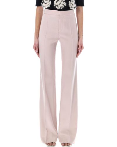 Chloé High-rise Flared Trousers - Pink