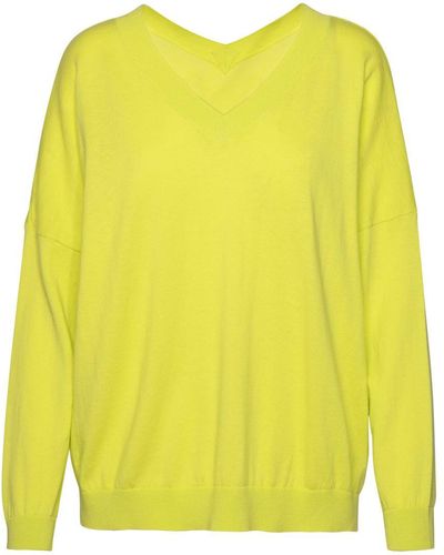 Crush Yellow Cashmere Blend Sweater
